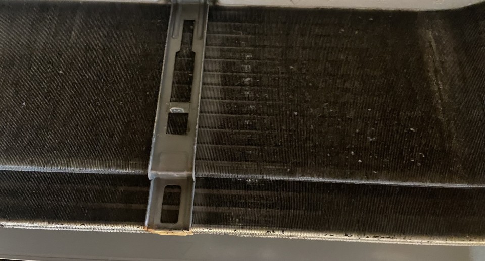 天カセエアコン洗浄内機洗浄3台の写真