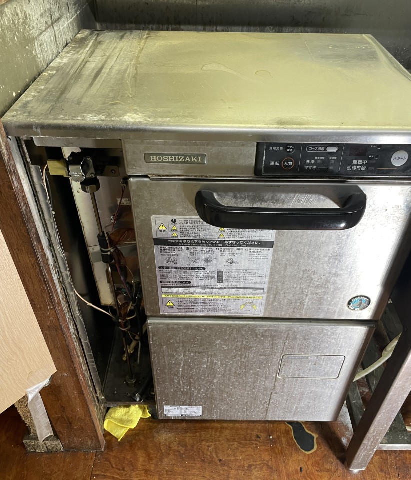 コンパクト食器洗浄機入れ替え工事の写真
