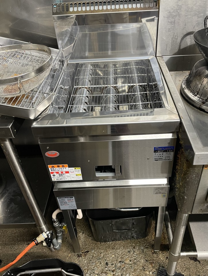 ガスフライヤー更新